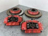 Brake discs and calipers set