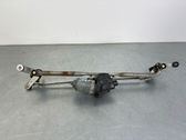 Front wiper linkage and motor