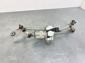 Front wiper linkage and motor