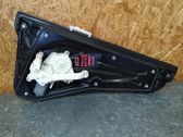 Rear door window regulator with motor