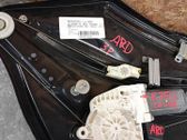 Rear door window regulator with motor