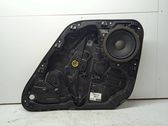 Rear window lifting mechanism without motor