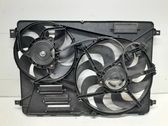 Radiator cooling fan shroud