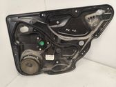 Rear door window regulator with motor