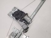 Rear door window regulator with motor