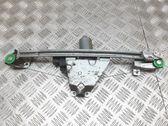 Rear door window regulator with motor