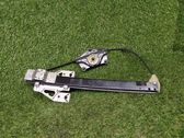 Rear window lifting mechanism without motor