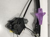 Rear door window regulator with motor