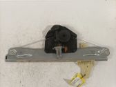 Rear door window regulator with motor