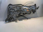 Rear door window regulator with motor