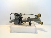 Rear door window regulator with motor
