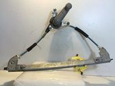 Rear door window regulator with motor