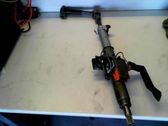 Steering wheel axle set