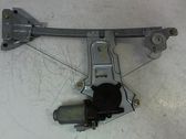 Rear door window regulator with motor