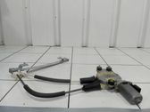Rear door window regulator with motor