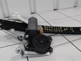 Rear door window regulator with motor