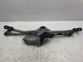 Front wiper linkage and motor