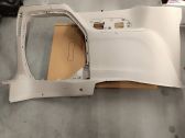 Rear seat side top trim