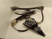 Rear door window regulator with motor