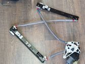 Rear door window regulator with motor