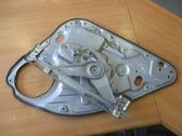 Rear window lifting mechanism without motor