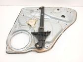 Rear window lifting mechanism without motor