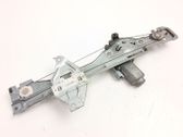Rear door window regulator with motor