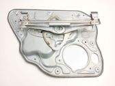 Rear door window regulator with motor