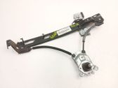 Rear window lifting mechanism without motor
