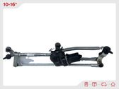 Front wiper linkage and motor