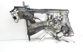 Rear door window regulator with motor