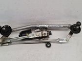 Front wiper linkage and motor