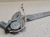 Rear door window regulator with motor
