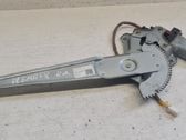 Rear door window regulator with motor