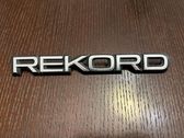 Manufacturers badge/model letters