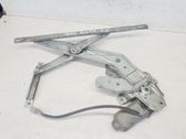 Rear door window regulator with motor