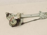 Rear door window regulator with motor