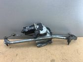 Front wiper linkage and motor