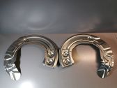 Front brake disc dust cover plate