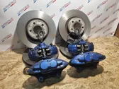 Brake discs and calipers set