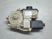 Rear door window regulator with motor