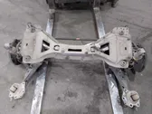 Rear axle beam with reductor