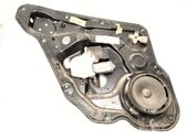 Rear window lifting mechanism without motor