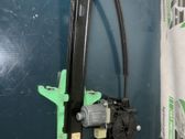Rear door window regulator with motor