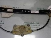 Rear door window regulator with motor