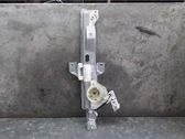 Rear door window regulator with motor