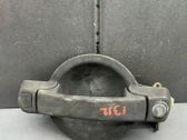 Front door lock (next to the handle)