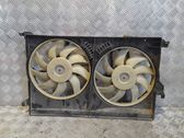Radiator cooling fan shroud