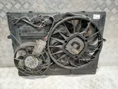 Radiator cooling fan shroud