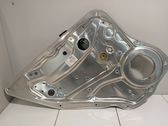 Rear door window regulator with motor